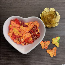 Load image into Gallery viewer, 150pcs(15g)Butterfly sequins 20mm butterfly shape beads handmade children's hair accessories DIY clothing accessories