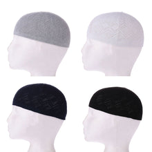 Load image into Gallery viewer, 2018 New Muslim Men Prayer Hats Beanie Turkish Arabic Knitted Hat Islamic Caps Headscarf Clothing Arab Crochet Islamic Fashion